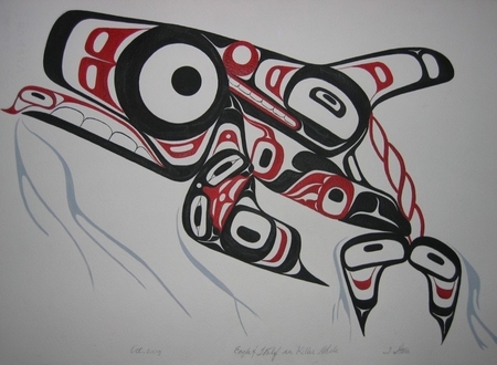 Eagle & Wolf in Killer Whale