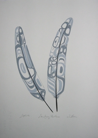 Smudging Feathers